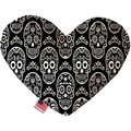 Mirage Pet Products Classic Sugar Skulls 6 in. Heart Dog Toy 1338-TYHT6